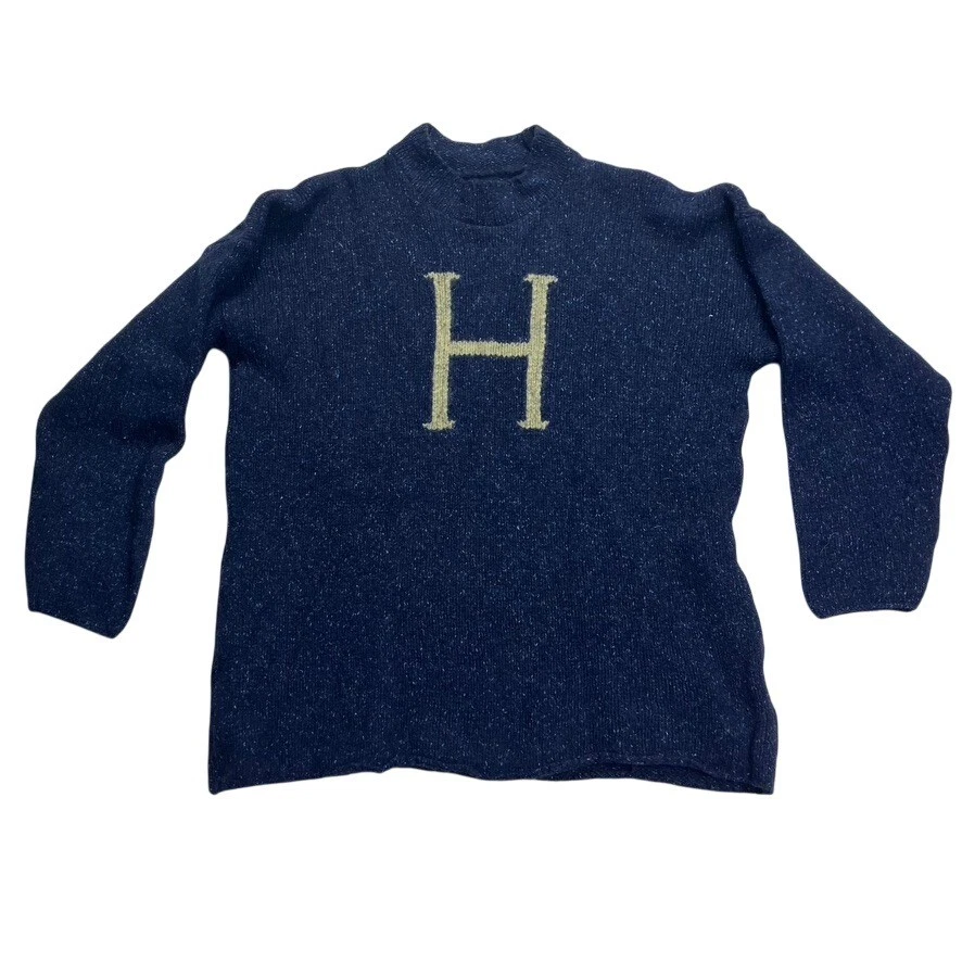 Свитер Harry Potter The Wizarding World Ron Weasley H темно-синий шерстяной шелковый трикотаж - Изображение 1 из 4