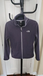 The North Face Morning Glory Fleece Full Zip Jacket Womens Small Purple - Picture 1 of 14
