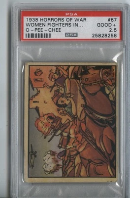 1938 OPC O-Pee-Chee Horrors of War #67   RARE High Number SGC 2.5 - Image 1 of 2