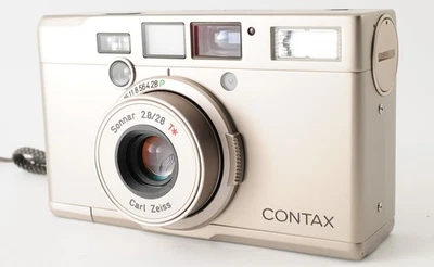 [NEAR MINT] Contax Tix Carl Zeiss 28mm f/2.8 Point＆Shoot APS Film Camera JAPAN - image 1 of 4