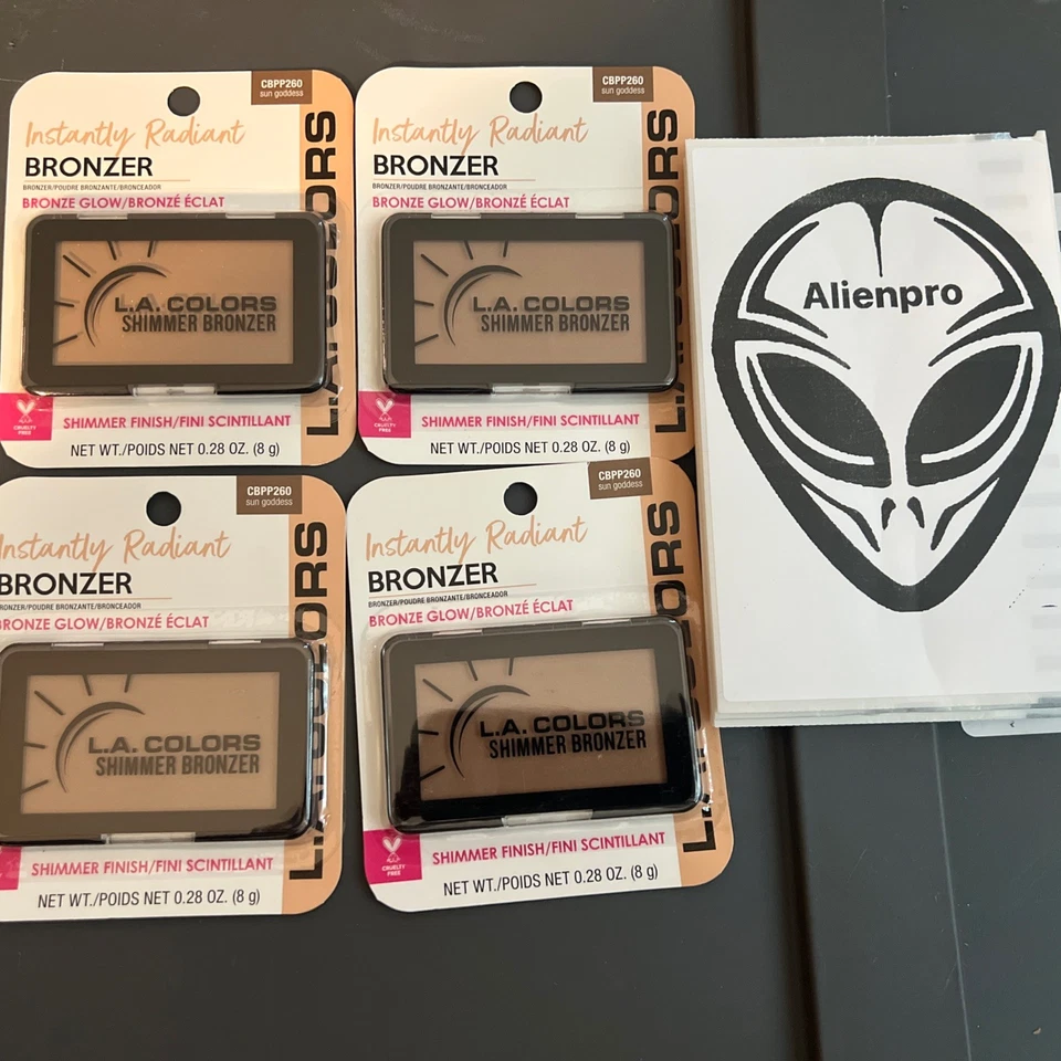 4- L.A. Colors Bronzer Shimmer Finish  #260 Sun Goddess - Image 1 of 1