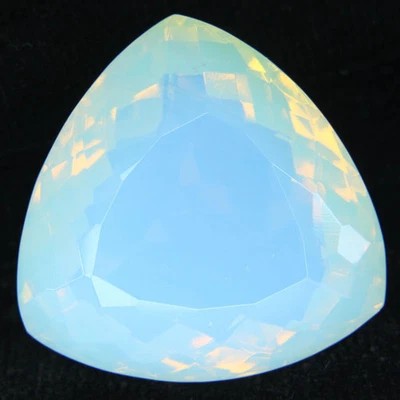 81.80 Ct Trillion Cut Blue Opal Stunning Loose Gemstone For Jewelry Making - Image 1 of 4