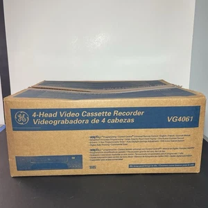 Grabadora de casete de video GE 4 cabezales VG4061 VHS caja abierta nueva sin usar funciona - Imagen 1 de 15