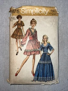 1970 Simplicity Dress Pattern Size 10 Never Used - Picture 1 of 12