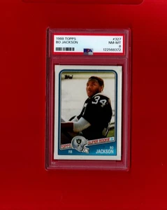 1988 Topps #327 Bo Jackson (Rookie) PSA 8 $$$$ - Picture 1 of 2