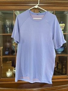 Lululemon Men's Purple/Pink Metal Vent Tech Short Sleeve T-Shirt Size L - Picture 1 of 7