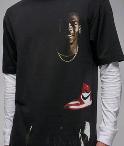 Herren Rundhals T-Shirt Off Noir Gr. 2XL - Bild 1 von 2