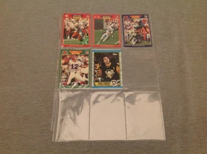 4 1989 NFL Football Cards & 1 1989 Topps Hockey Card in Sleeve - Picture 1 of 11