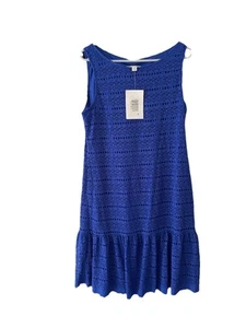 Ronni Nicole Size 16 Cobalt Blue Lace Occasion Dress New With Tags - Picture 1 of 5