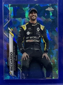DANIEL RICCIARDO 2020 TOPPS CHROME SAPPHIRE FORMULA 1 #182 RENAULT DP WORLD F1 - Picture 1 of 3