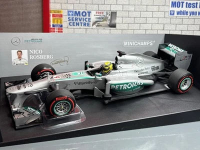 1:18 *BOXED* MINICHAMPS F1 Formel 1 2013 Mercedes W04 Nico Rosberg MONACO !! - Bild 1 von 4