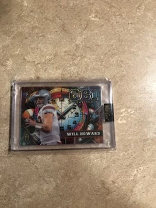 2025 WildCard QB1 On The Clock Will Howard RC Rainbow Refractor True 1/1! - Picture 1 of 2