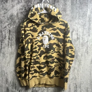 BAPE 1st Camo College Pullover Hoodie Gelb XL A Bathing Ape - Bild 1 von 8