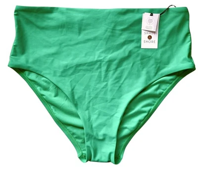 Shade & Shore Women's High Waist Medium Seat Coverage Bikini Bottom Size XL (16) - Image 1 of 4