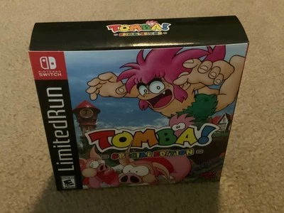 Tomba! Big Box Classic Special Edition Nintendo Switch USA ESRB BOX ONLY LRG#245 - Image 1 of 4