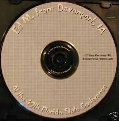 Ed M "A new life" Alcoholics Anonymous AA talk on CD