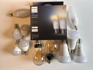Philips Hue Leuchtmittel-Set – 13x Lampen – Weiß & Color – E14 + E27 - Bild 1 von 7