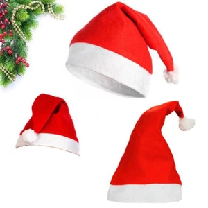 1-12 Weihnachtsmannmütze Weihnachtsmütze Weihnachtmütze Christmas Hat - Bild 1 von 8