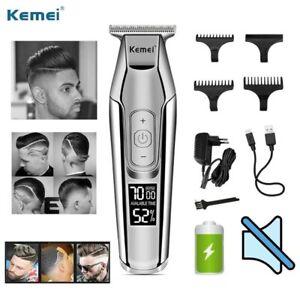 Kemei Rechargeable Men Razor Beard Trimmer Hair Clipper Shaver Styling Kit Set
