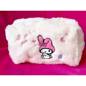 My Melody Stickerei flauschige Kosmetik oder Bleistift/Stift Tasche Aufbewahrung - Bild 1 von 7