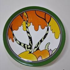  CLARICE CLIFF "HONOLULU" DESIGN PLATE IN PRISTINE CONDITION BY WEDGWOOD