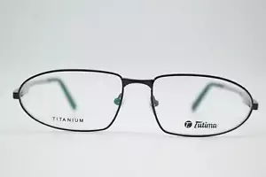 Brille Tutima T-030 Titanium Schwarz Silber Oval Brillengestell eyeglasses Neu - Bild 1 von 6