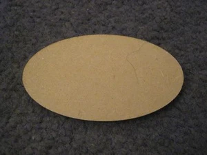 170x105mm Oval LASER CUT MDF 2mm or 3mm Wargames Bases or Craft cards Etc - Picture 1 of 1