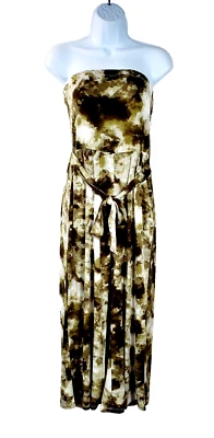 Pantalones de vestir Almost Famous Always Fabulous talla M verde oliva tie dye pierna ancha Foto 1 de 4