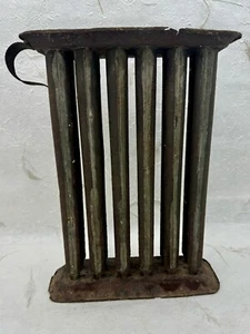 Antique Metal Candle Stick Mold 12 Tubes 10 Inch Long 7/8" Diameter Decor Prop - Picture 1 of 20