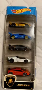 HOT WHEELS LAMBORGHINI 5 Pack Veneno Huracán Super Murciélago Aventador Gallardo - Picture 1 of 4