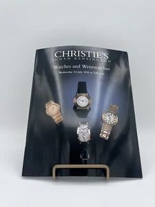 Montres et montres-bracelets CHRISTIE'S SOUTH KENSINGTON mercredi 22 juillet 1998 - Photo 1/3