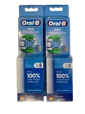 ORAL-B 10 Oral B PRO Precision clean Aufsteckbürsten OralB Ersatzbürsten 2 x 5er
