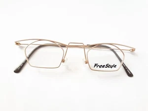 Argenta Eyeglasses gold polygonal metal women men small vintage Freestyle NOS - Picture 1 of 12