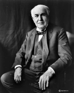 Neues Foto: Renommierter Erfinder Thomas Alva Edison 1922 - 6 Größen! - Bild 1 von 7