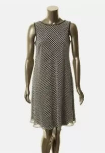 Ralph Lauren A-Line Dress Sleeveless - Black / White. Size: 4uk (£125rrp!!) - Picture 1 of 3
