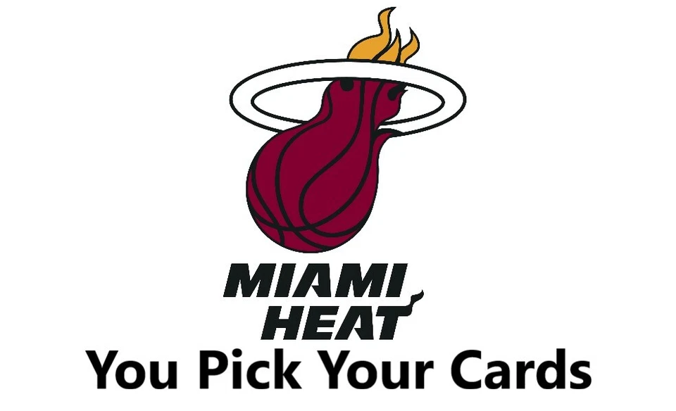 🏀 You Pick Your Cards 🏀 Miami Heat Team 🏀 NBA Basketball Card Selection 🏀 - Image 1 of 1