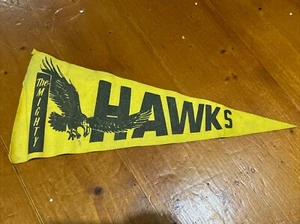VINTAGE VFL HAWTHORN HAWKS FOOTBALL CLUB PENNANT - Picture 1 of 9