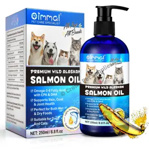 Fish Oil For Dogs - Omega 3 For Dogs From Alaskan Salmon, Cod & Kril - Picture 1 of 19