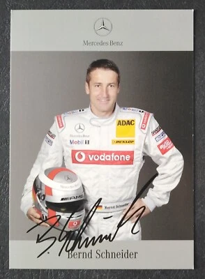 3057 Bernd Schneider 2005 DTM Autogrammkarte Autograph AK Druck - Bild 1 von 2