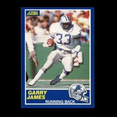 Garry James 1989 Score Detroit Lions #94 R329N 65 - Image 1 of 2