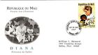 Prinzessin Diana Memorial Erster Tag Cover FDC - MALI - SIEHE SCAN $$
