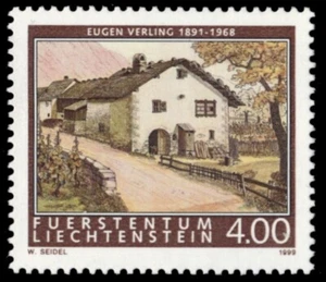 LIECHTENSTIEN 1155 - "House in Furst-Franz-Josef-Strasse" by Verling (pb79571) - Picture 1 of 1