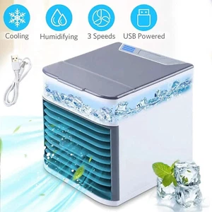 Mini Air Cooler Fan – Portable Low Noise Water-Cooled Air Conditioning Unit UK - Picture 1 of 5