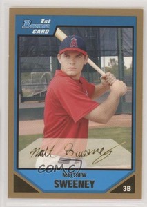 2007 Bowman Prospects Gold Matthew Sweeney #BP11