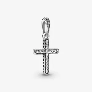 PANDORA Funkelndes Kreuz Anhänger 925 Silber Zirkonia Pandora Moments 397571CZ - Bild 1 von 4