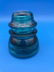Hemingray No. 42 Insulator Aqua Blue Color - Picture 1 of 4
