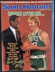 Larry Bird Bill Russell Signed Sports Illustrated 10/29/84 No Label Auto PSA/DNA