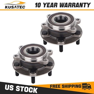 Pair Front Wheel Hub Bearing Assembly For 2014-2019 Mazda 6 2013-2022 Mazda CX-5 - Image 1 of 4