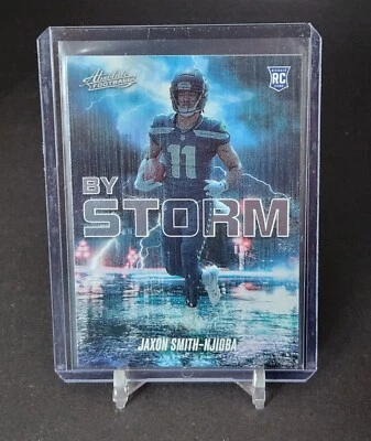 2023 Panini Absolute Jaxon Smith-Njigba By Storm Rookie RC #BST-9 Seahawks - Image 1 of 2