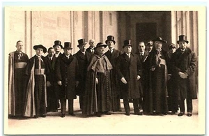 S04-8358, MUSSOLINI UND DER PAPST, ANTIKE POSTKARTE - Bild 1 von 2